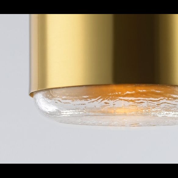 Metalen cilinderhangende verlichtingsarmatuur eenvoudige stijl hanglamp lichtbarmsel in goud