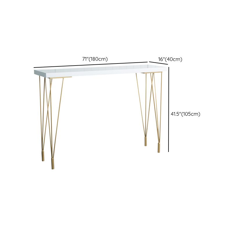 Solid Wood Bar Table Set Glam Rectangle 1/3/5 Pieces Pub Table Set