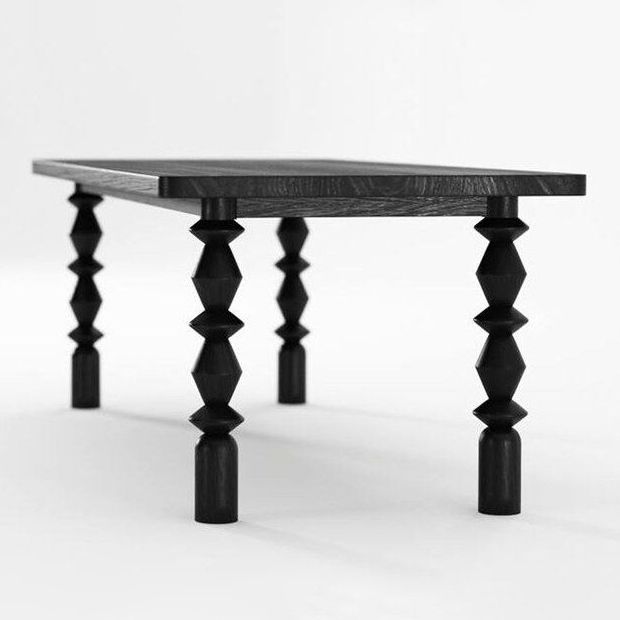 Simplicity Style Home Pine Solid Wood Dining Table Round Shape Table with 4 Legs Base
