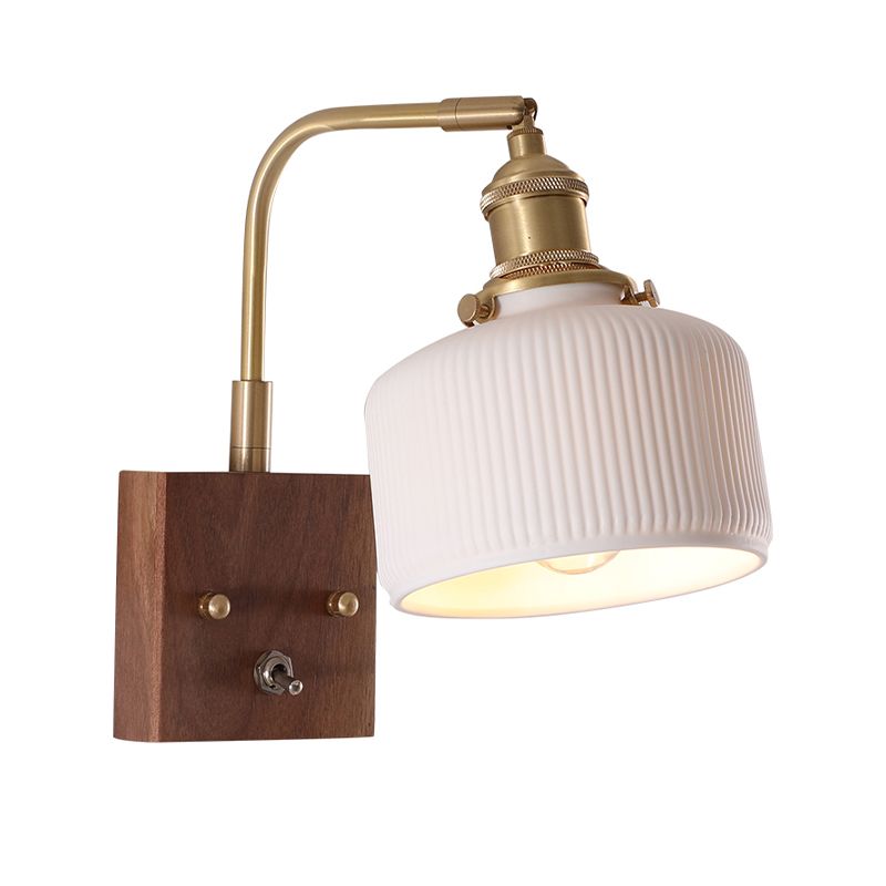 Modern Wall Light Sconce Wooden Wall Light Fixture for Bedroom