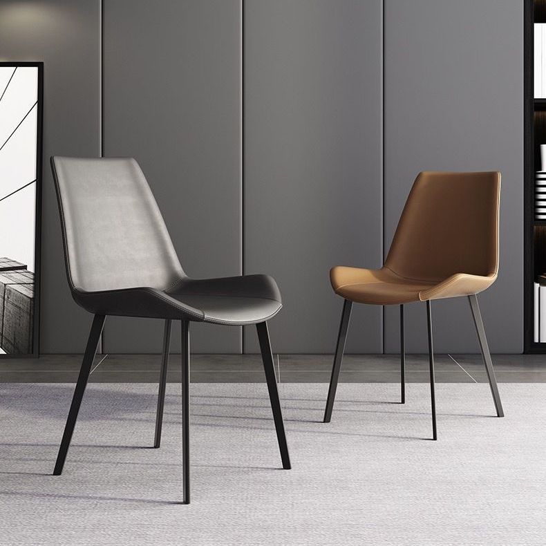 Modern Sintered Stone Dining Room Set Standard Height with 4 Legs Base Dining Set