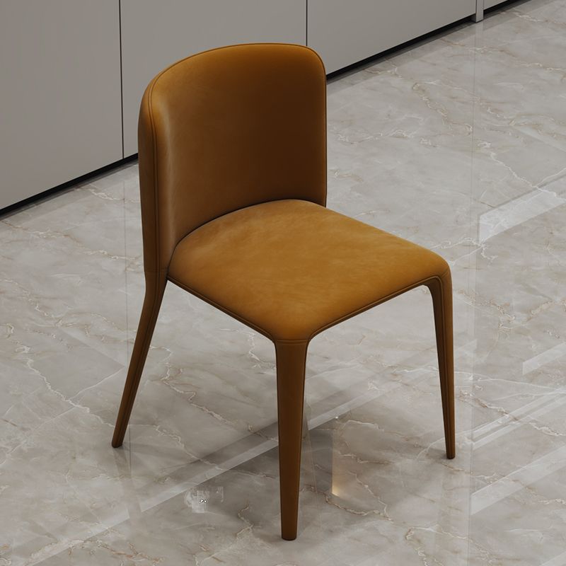 Parsons Dining Chair Modern Velvet Indoor Dining Chair for Living Room