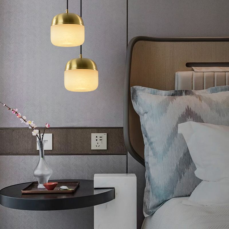 Techo de lámpara LED de mármol contemporánea para el comedor de la sala de estar