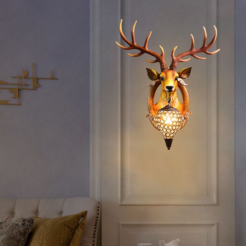 Creative Wall Lighting Fixture Contemporary Crystal Wall Mount Light