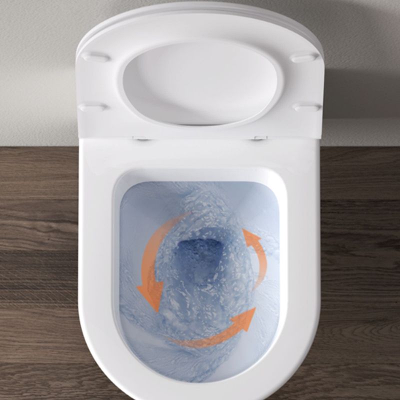 Contemporary One Piece Flush Toilet Wall Mount Urine Toilet for Bathroom