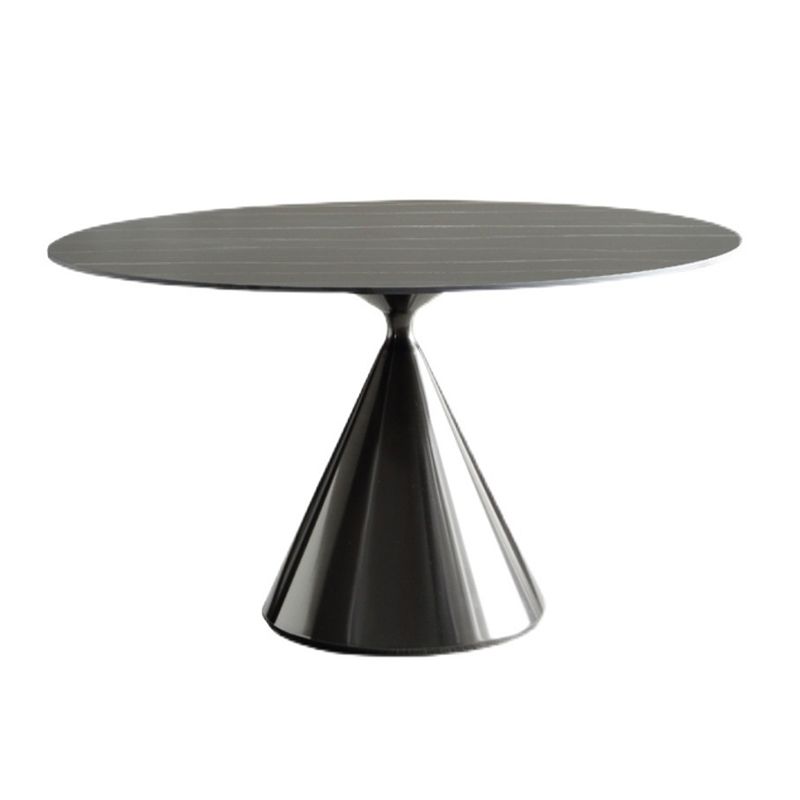 Stone Top Dining Table Modern Pedestal Dining Table for Home
