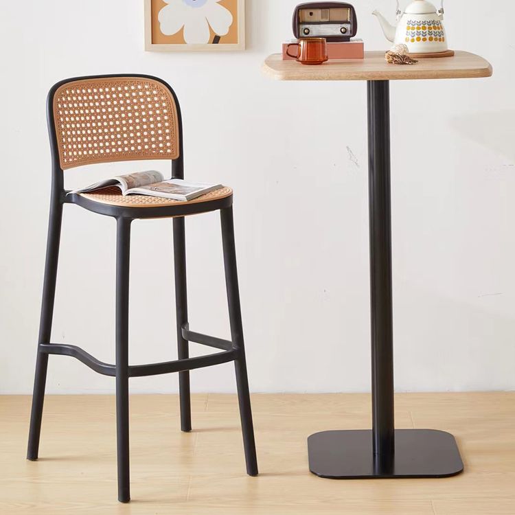 Zeitgenössischer Barhocker Armless Plastik