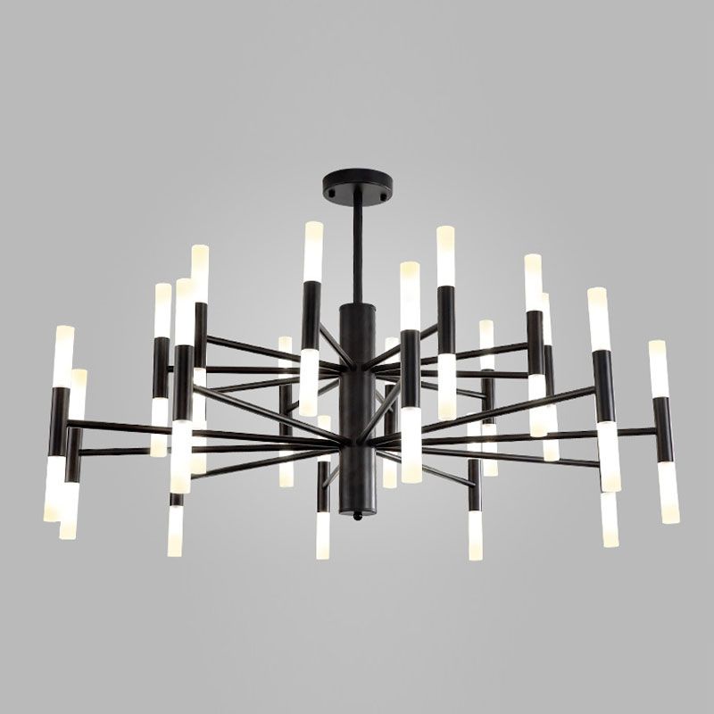 Modern Chandelier Lights LED 40 Lights Minimalism Living Room Hanging Pendant Lights
