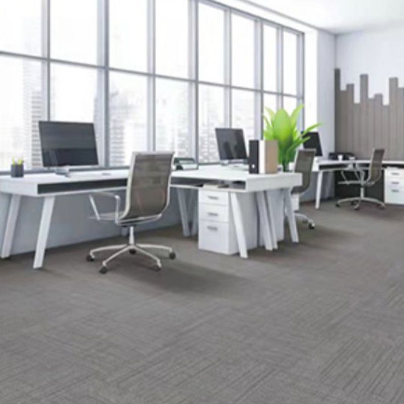 Carpet Tile Fade Resistant Non-Skid Solid Color Self-Stick Carpet Tiles Bedroom