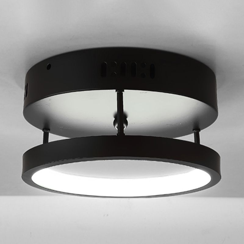 Plafonniers encastrés à deux niveaux, luminaires modernes en aluminium pour allée