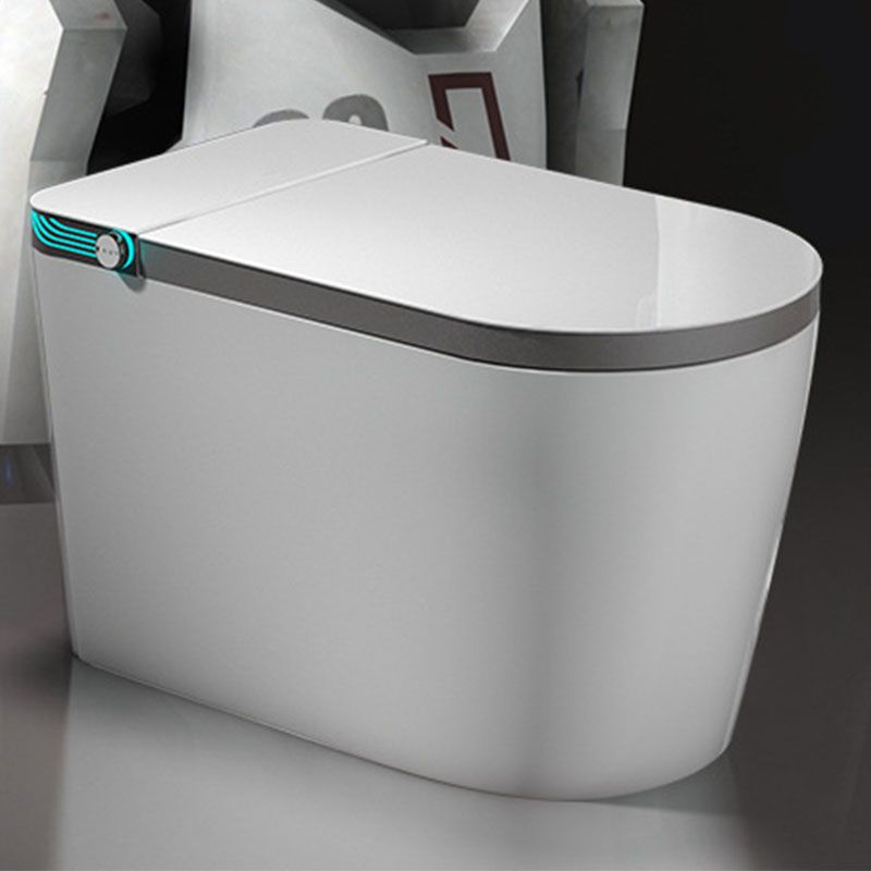 Contemporary Flush Toilet Floor Mounted One-Piece Toilet ABS Toilet Bowl