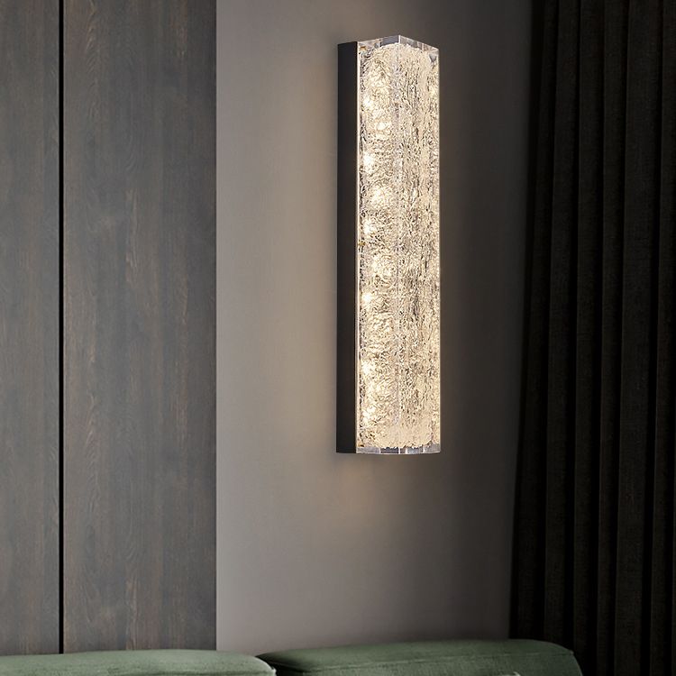 Modern Style Geometry Shape Wall Sconce Metal 1 Light Sconce Lighting for Living Room