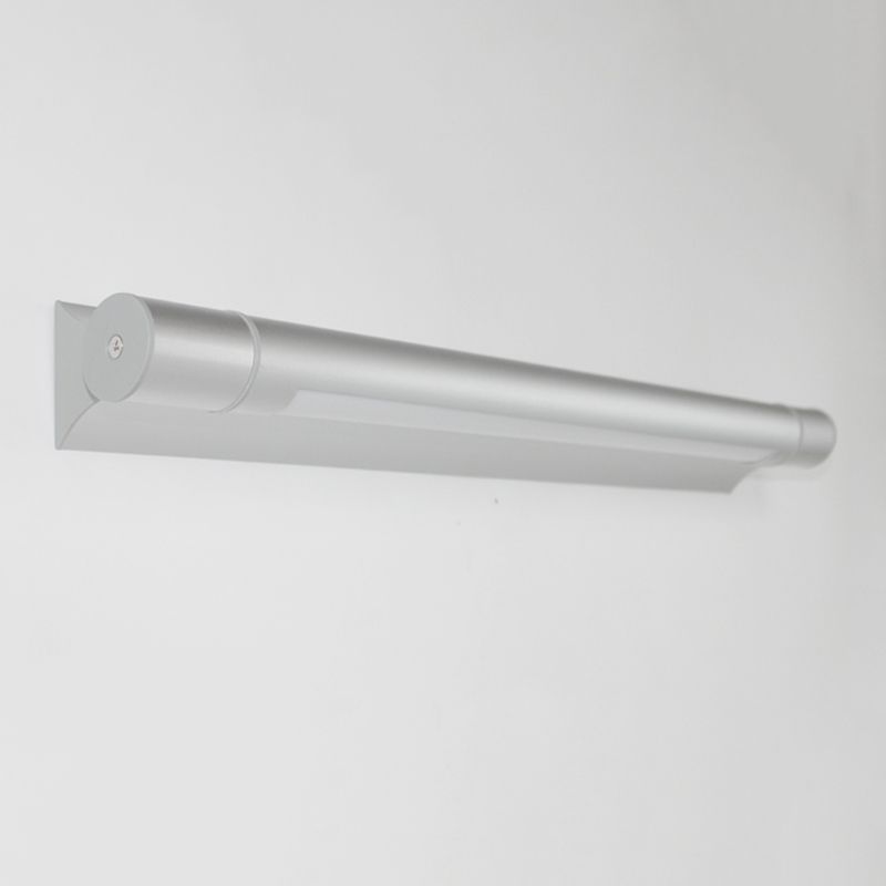 Modern Simple Aluminum Vanity Light Cylinder Shape Vanity Lamp with PC Shade for Bedroom
