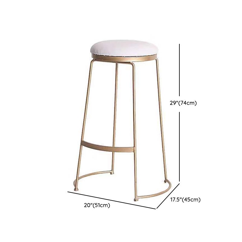 Glam Rectangle Bar Table Set 1/5 Pcs Iron Frame Bar Table and Upholstered Stools