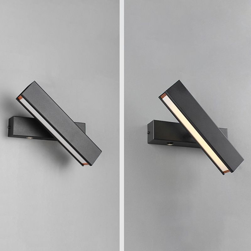 Rectangular Wall Light Sconces Modern Minimalist Style Acrylic 1 Light Sconces