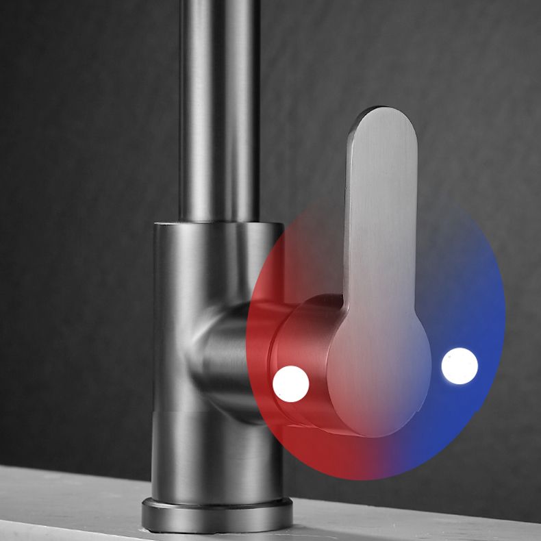 Modern Pull down Kitchen Faucet Sprayer with Handle and Supply Lines Bar Faucet