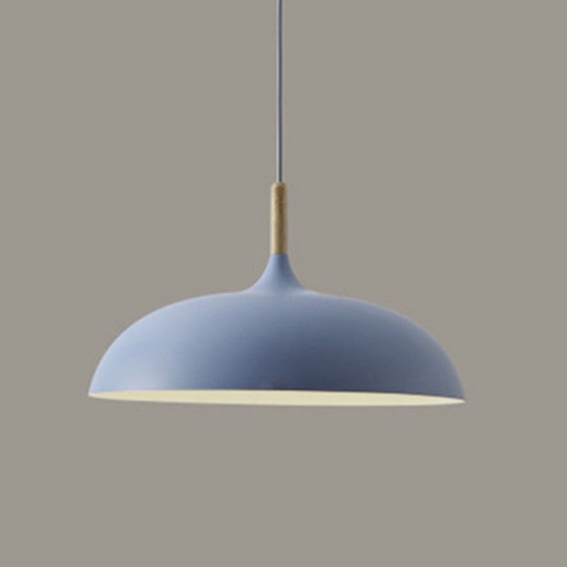 Dome Nordic Style Dome Luce appesa 13,7 "Opzione multi -colore larga Opzione in alluminio Apparecchiatura per il ristorante