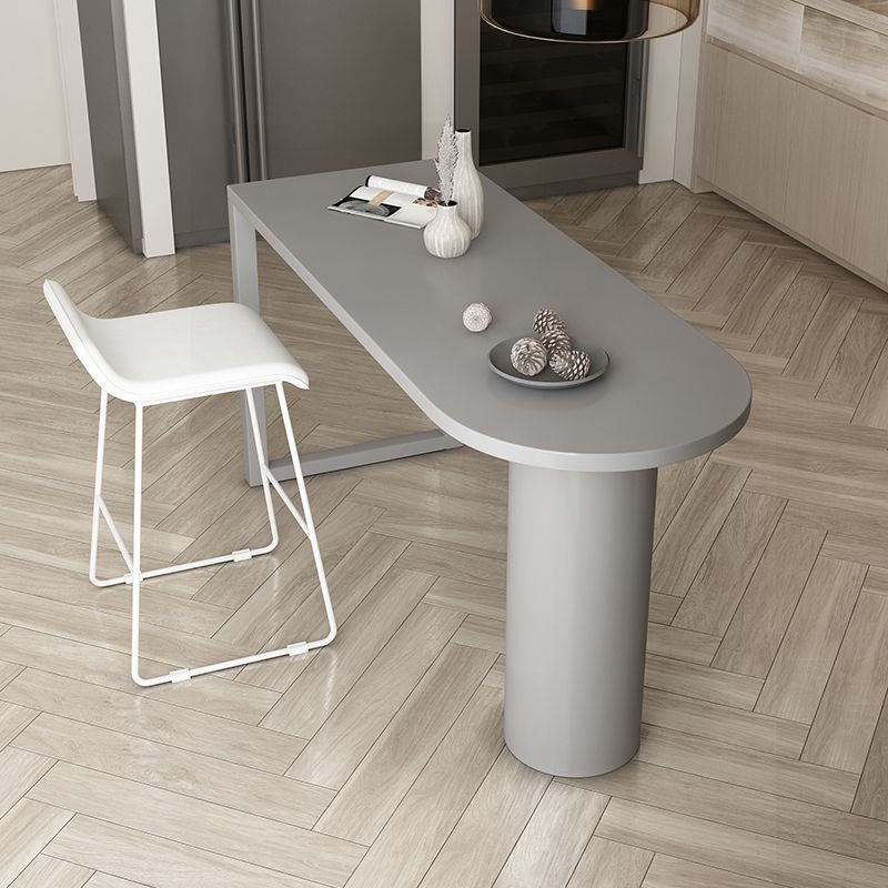 Modern Style Pub Dining Set 1/2 Pieces Solid Wood Counter Set