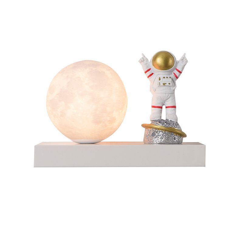 Metal & Wood 1 - Light Wall Light , Kids Style , Round / Square Wall Fixture