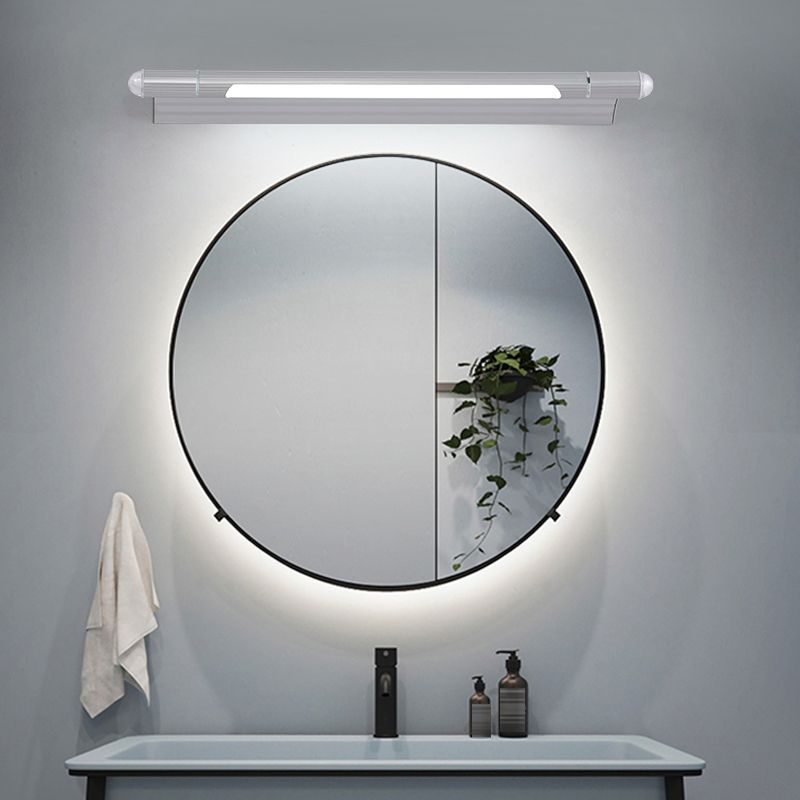 Metal Linear Vanity Lighting Contemporary Style 1 Light Vanity Lighting Ideas