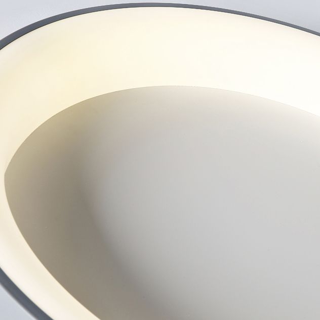 Circular Flush Mount Light Fixtures Modern Acrylic Flushmount