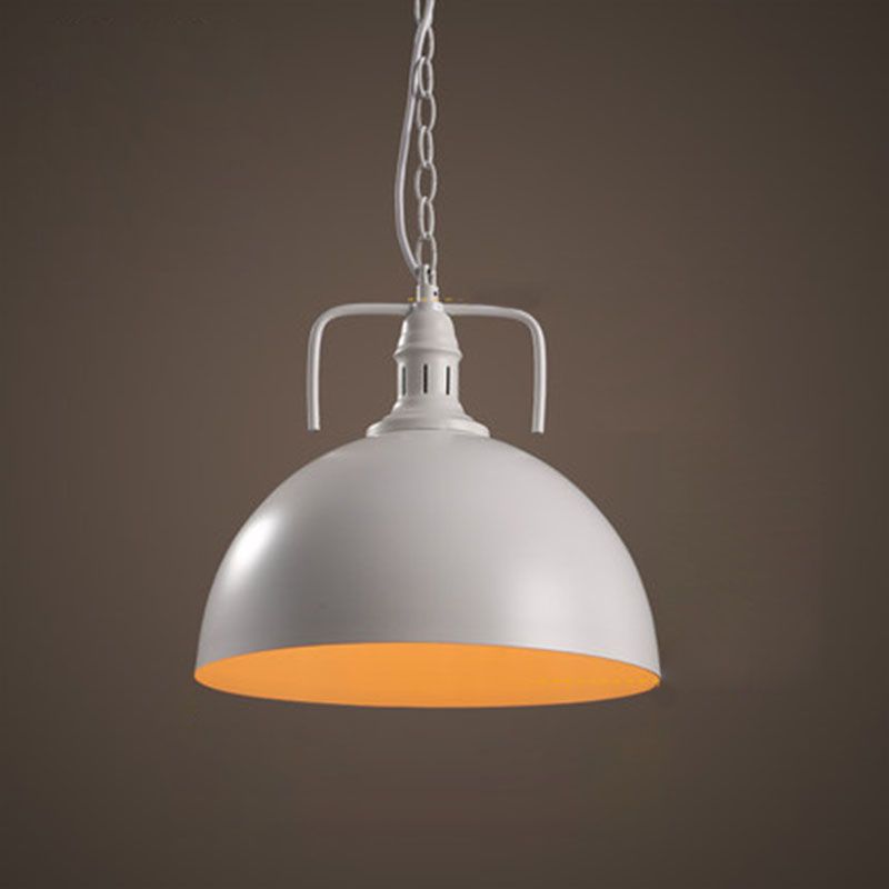 Plafondhangende lamp met metalen schaduw voor eetkamer woonkamer