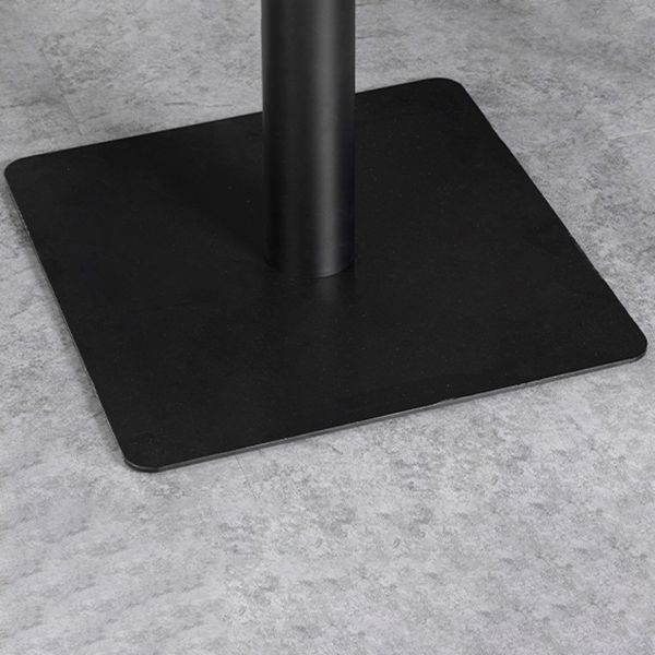 Industrial Dining Room Table Sintered Stone Table with Black Base for Home Kitchen Dinner
