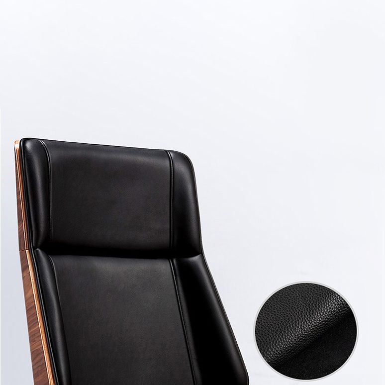 Modern Armless Office Chair Swivel Height-adjustable Chair with Wheels