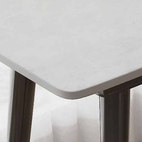 Industrial Rectangle Stone Bar Table Set 1/2/4 Pieces Counter Table for Indoor