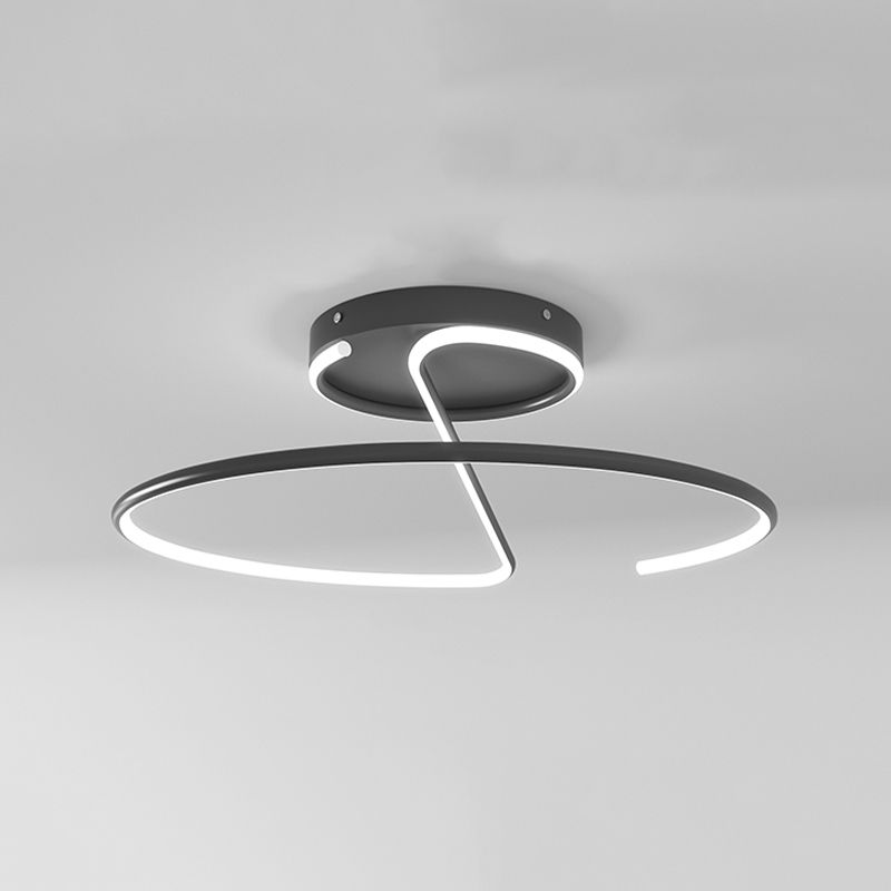 Simplicity Flush Ceiling Light Fixtures with Silicone Shade LED Ceiling Light Fixture
