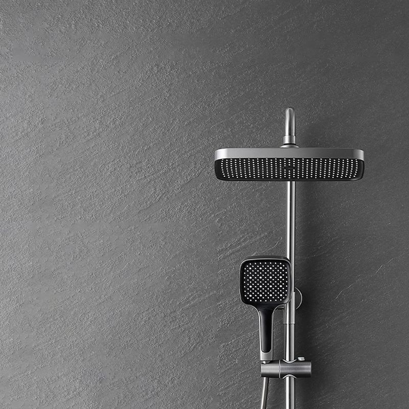 Valve Included Shower System Solid Color Dual Shower Head Shower Head Combo