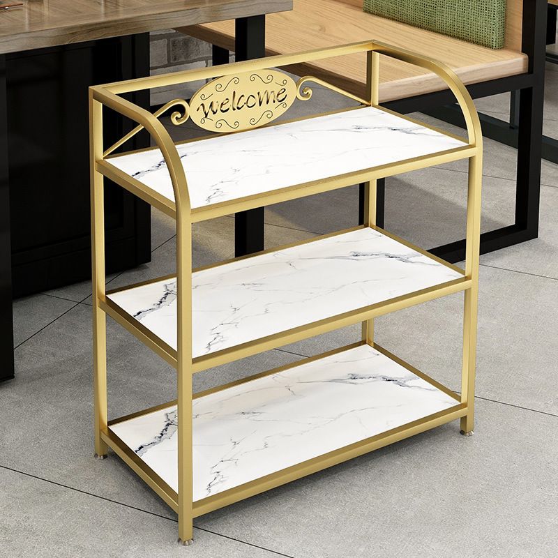 Modern Dining Room Prep Table 23.6"L Open Storage Prep Table