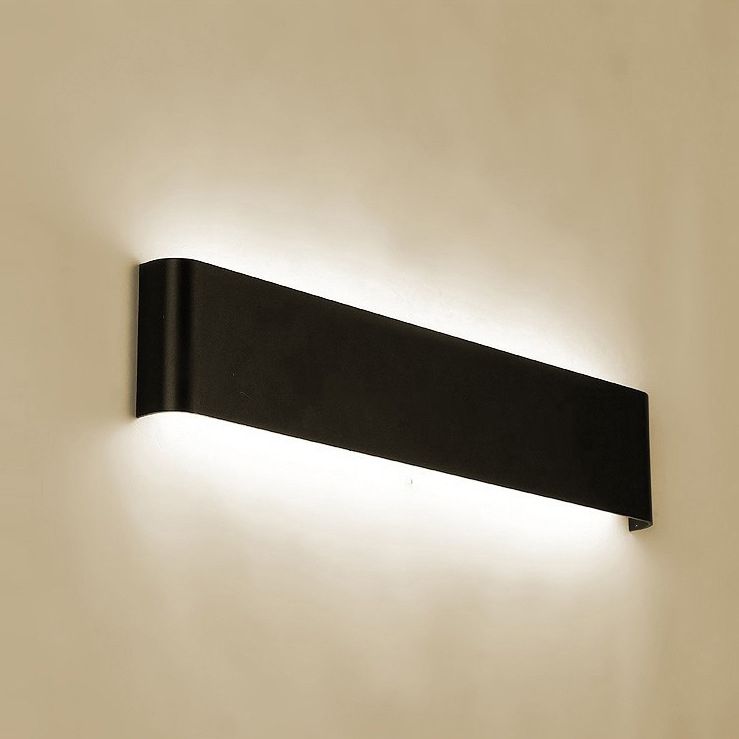 Rectangular Wall Sconce Creative Minimalist Style Aluminum Sconce Wall Light