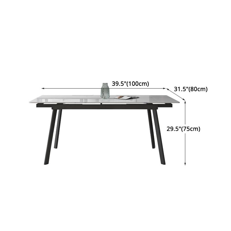 Modern 1/4/5/7 Pieces Dining Furniture Set Sintered Stone Dining Table Furniture