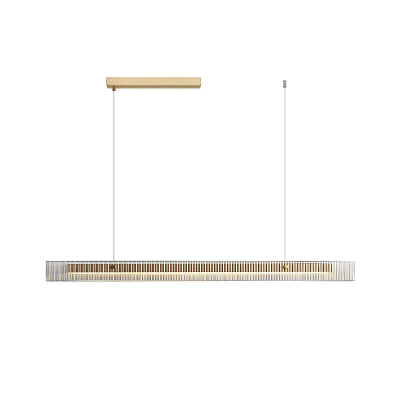 Modern Single Golden Kitchen Island Lighting LED Island Pendant Lighting