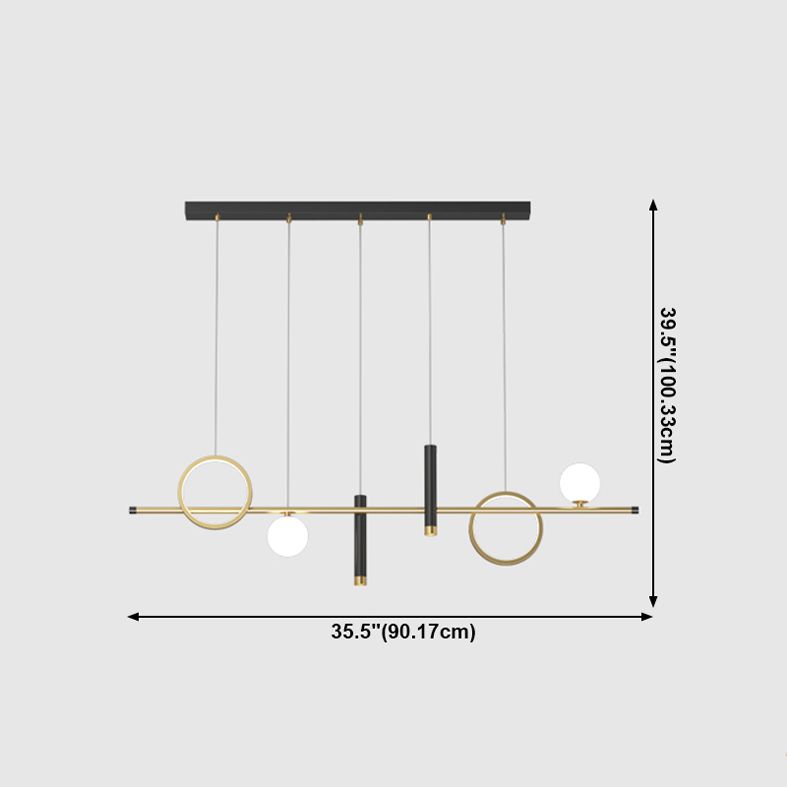 Modern Style Island Light Simple Hanging Lamp Fixture for Kitchen Dining Room