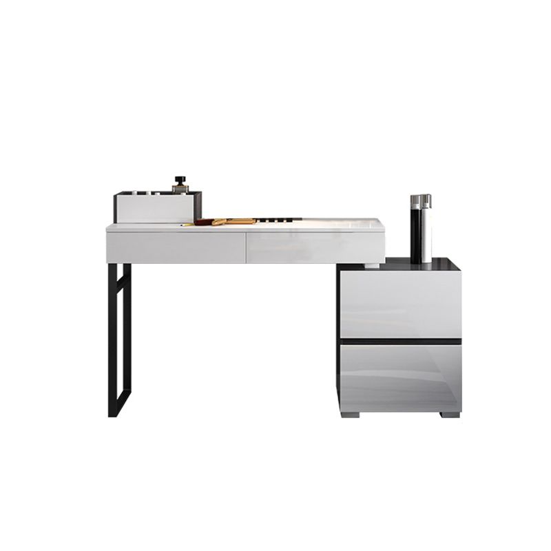 Contemporary Vanity Dressing Table Set 4 Drawer Makeup Vanity Desk Table