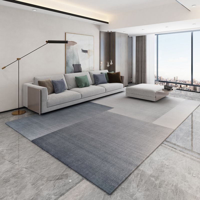 Geometría informal alfombra de poliéster de alfombra de alfombra estampada alfombra resistente a las manchas para la decoración del hogar