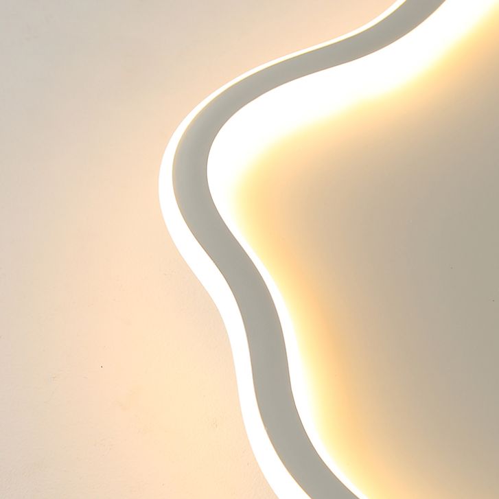 Géométrique 1 lumière LED encastré métal moderne encastré chambre à coucher lumière