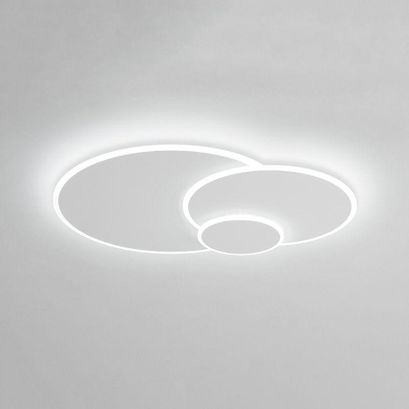 White LED Ceiling Mounted Light Multi-head Flush Mount Ceiling Lighting for Living Room