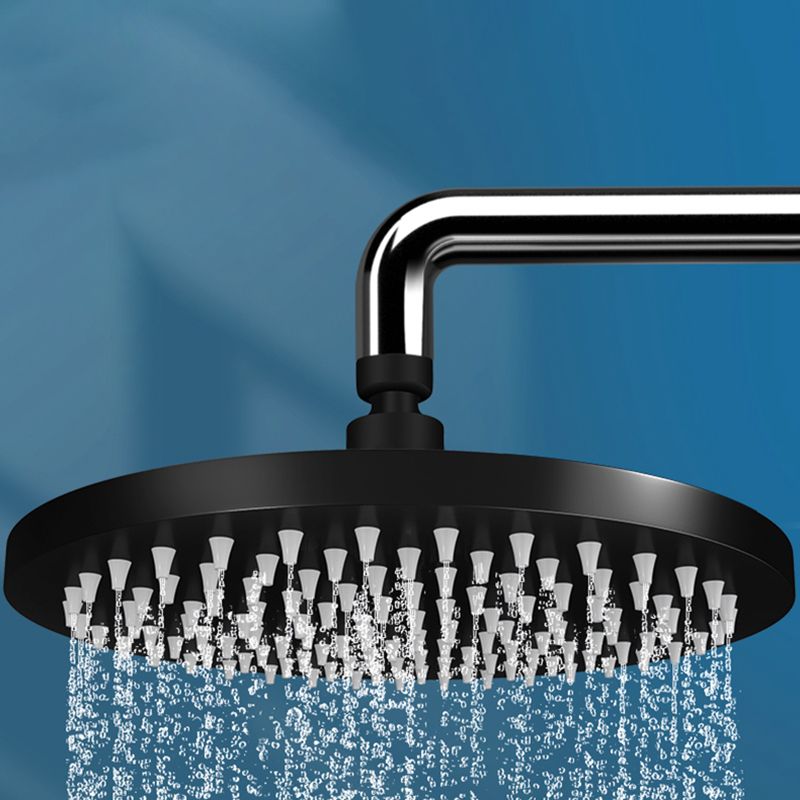 Contemporary Shower Head Combo Fixed Shower Head Stainless Steel Wall-Mount Shower Head