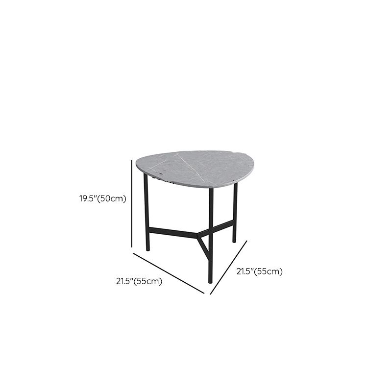 Contemporary Cocktail Table Faux Stone Coffee Cocktail Table