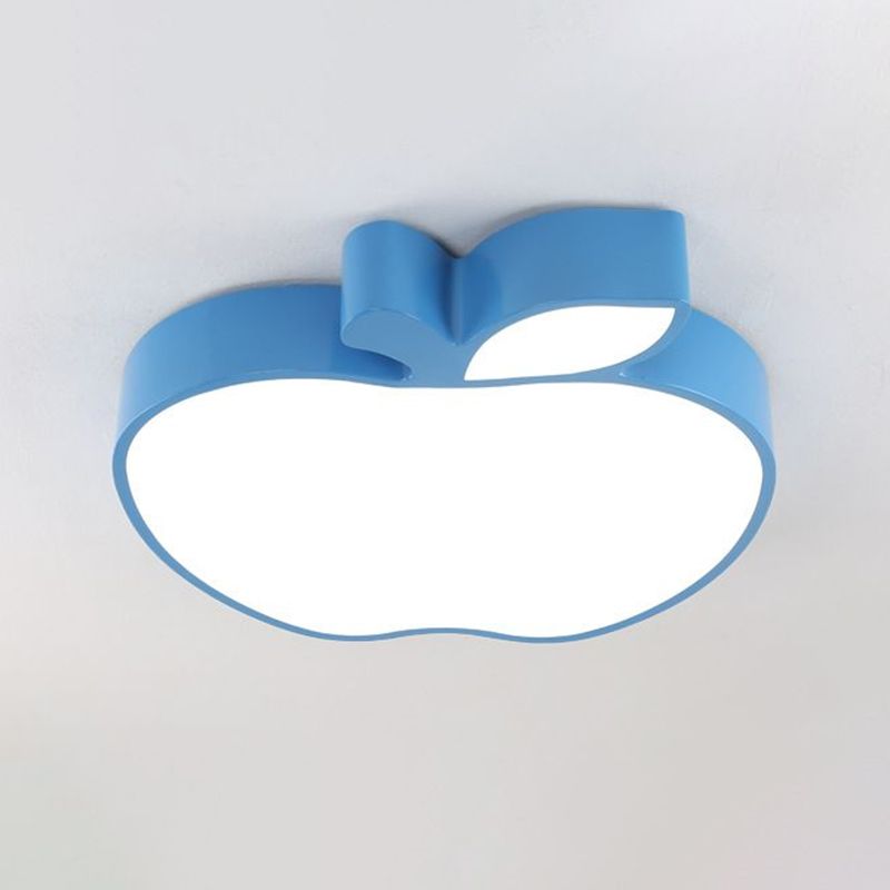 Apple Kindergarten-Unterputz-LED-Licht, Acryl-Cartoon-Decken-Unterputzleuchte in Blau