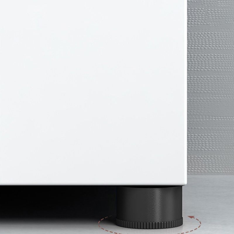 Contemporary Filing Cabinet Wood File Cabinet with Lock and Storage