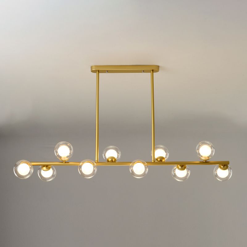 Modern Style Dining Pendant Lamp Fixture Kitchen Dining Room Glass Shade Hanging Light