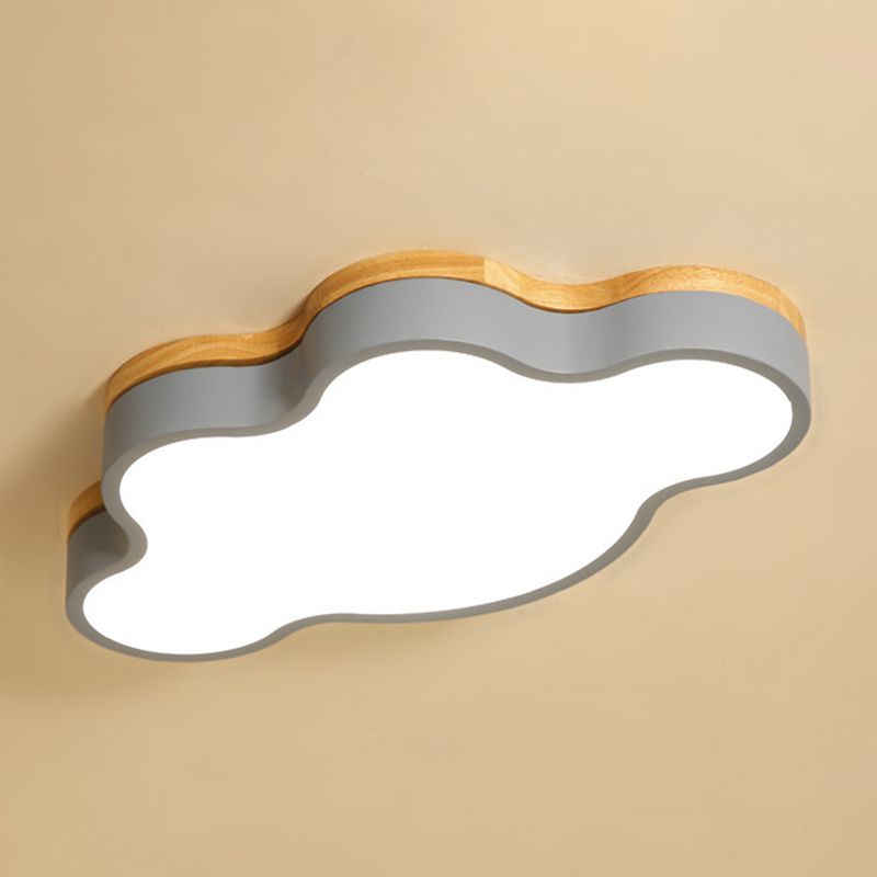 Cloud Flush Mount Light Fixtures 1 Light Acrylic Nordic Ceiling Lights Flush Mount