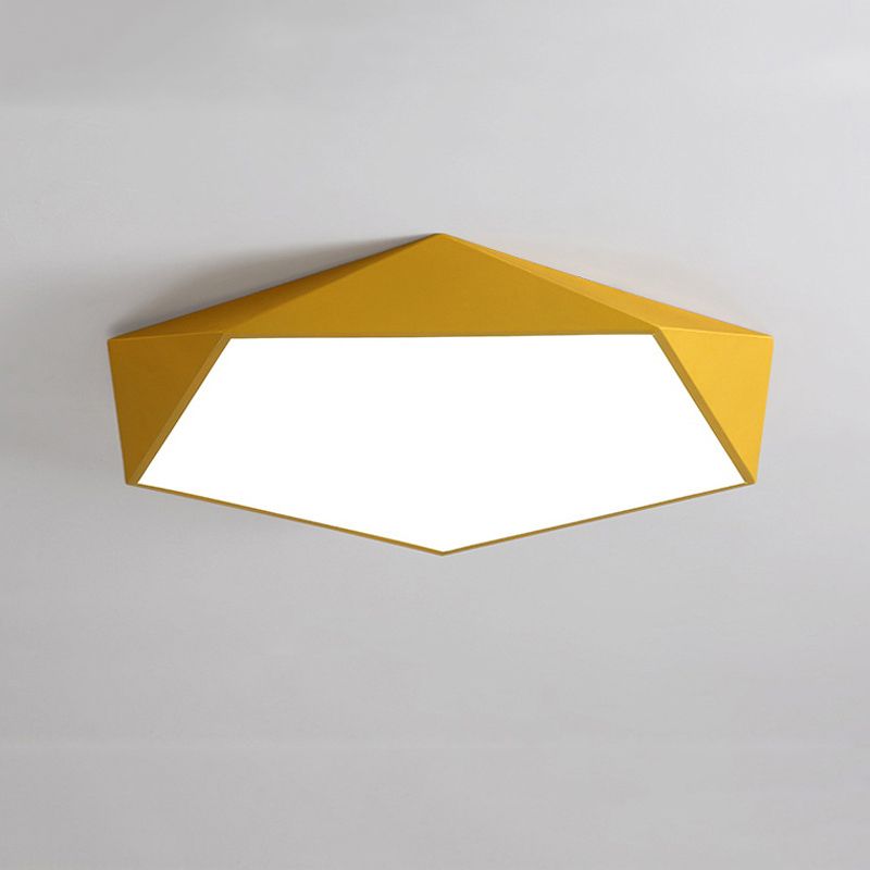 Metalen Geometrische Flush Mount Licht Moderne Stijl 1 Hoofd Flush Mount Led Lampen