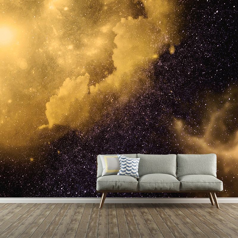 Environment Friendly Resistant Mural Wallpaper Universe Living Room Wall Mural