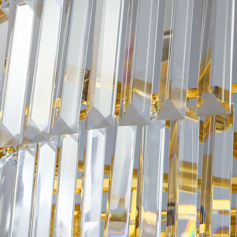 Modern Geometric Chandelier Lights Crystal Chandelier Lighting Fixtures for Living Room