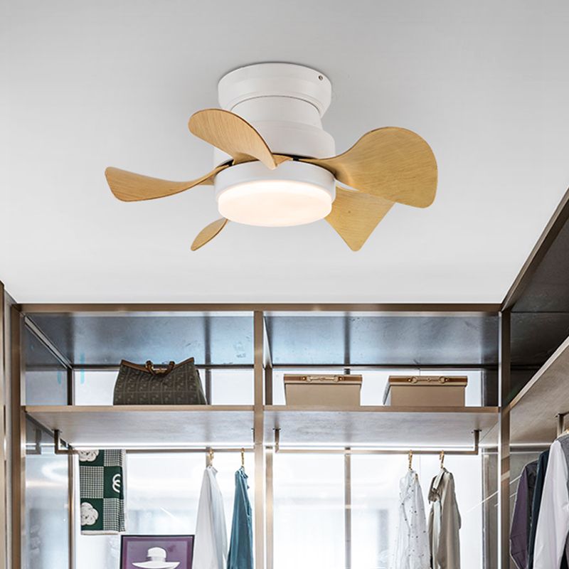 1 Light Ceiling Fan Lighting Modern Style Metal Ceiling Fan Lighting for Bedroom